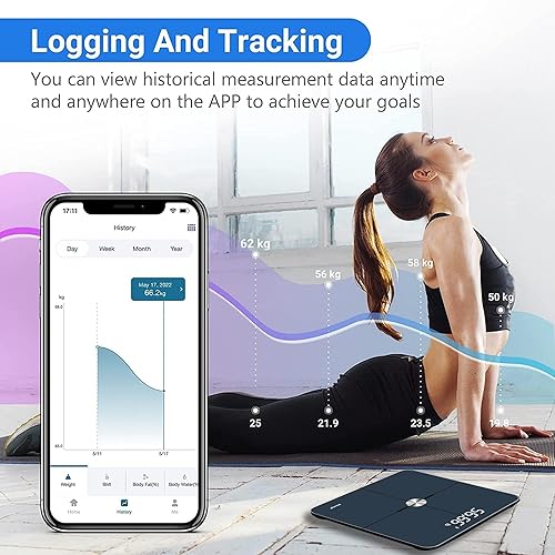 Miniatura 2 de Báscula digital de baño, báscula de pesaje para peso corporal, báscula digital para peso corporal, báscula de peso, báscula digital de peso, báscula