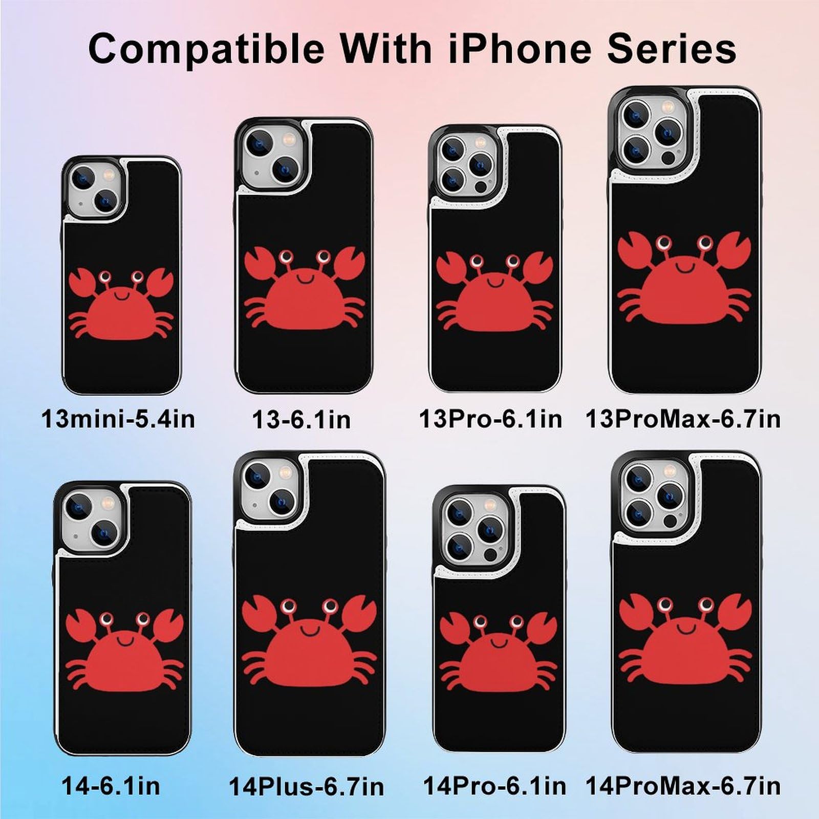 Amazon.co.jp: iPhoneX/XS ケース 赤いかに 手帳型 PUレザー