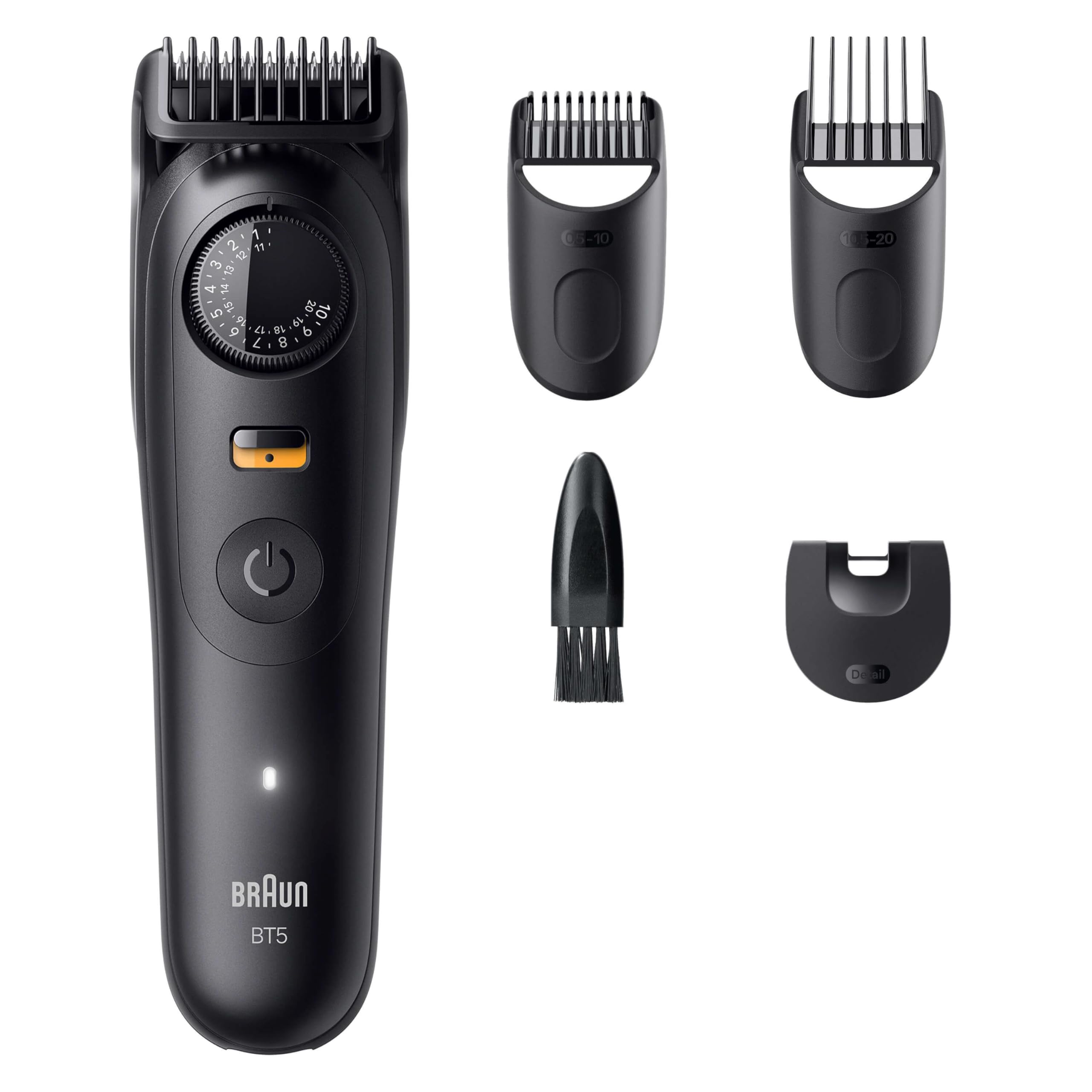 Braun Series 5 Barttrimmer BT5520, 120 Minuten Laufzeit, PrecisionWheel, Schwarz