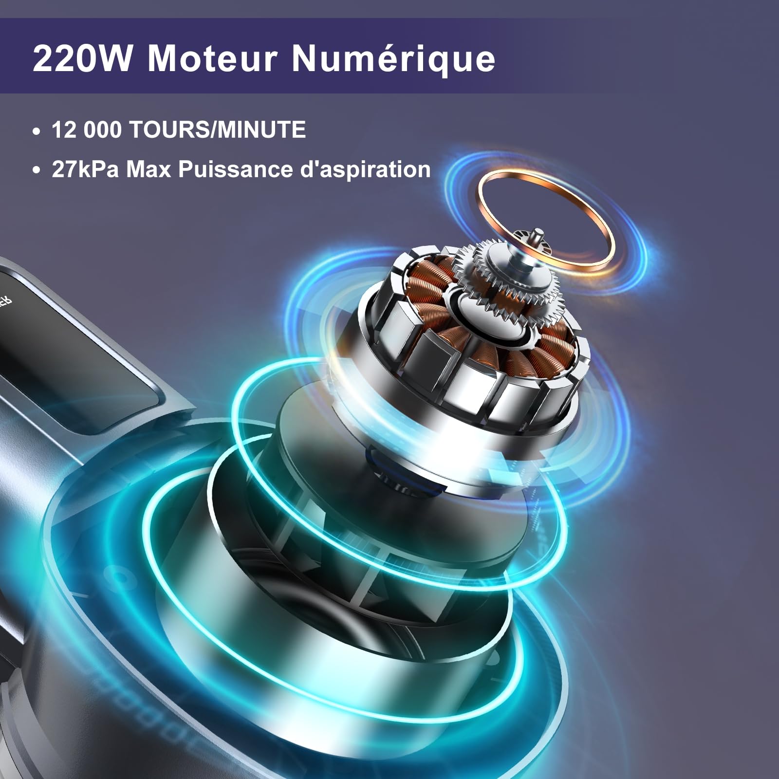 Grenintol® GRE-S500 - Draadloze Steelstofzuiger / Kruimelzuiger (350W