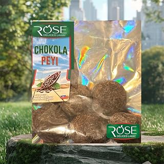 Chokola Peyi, Premium Haitian Hot Chocolate Mix, Traditional Chocolate Balls (Medium)