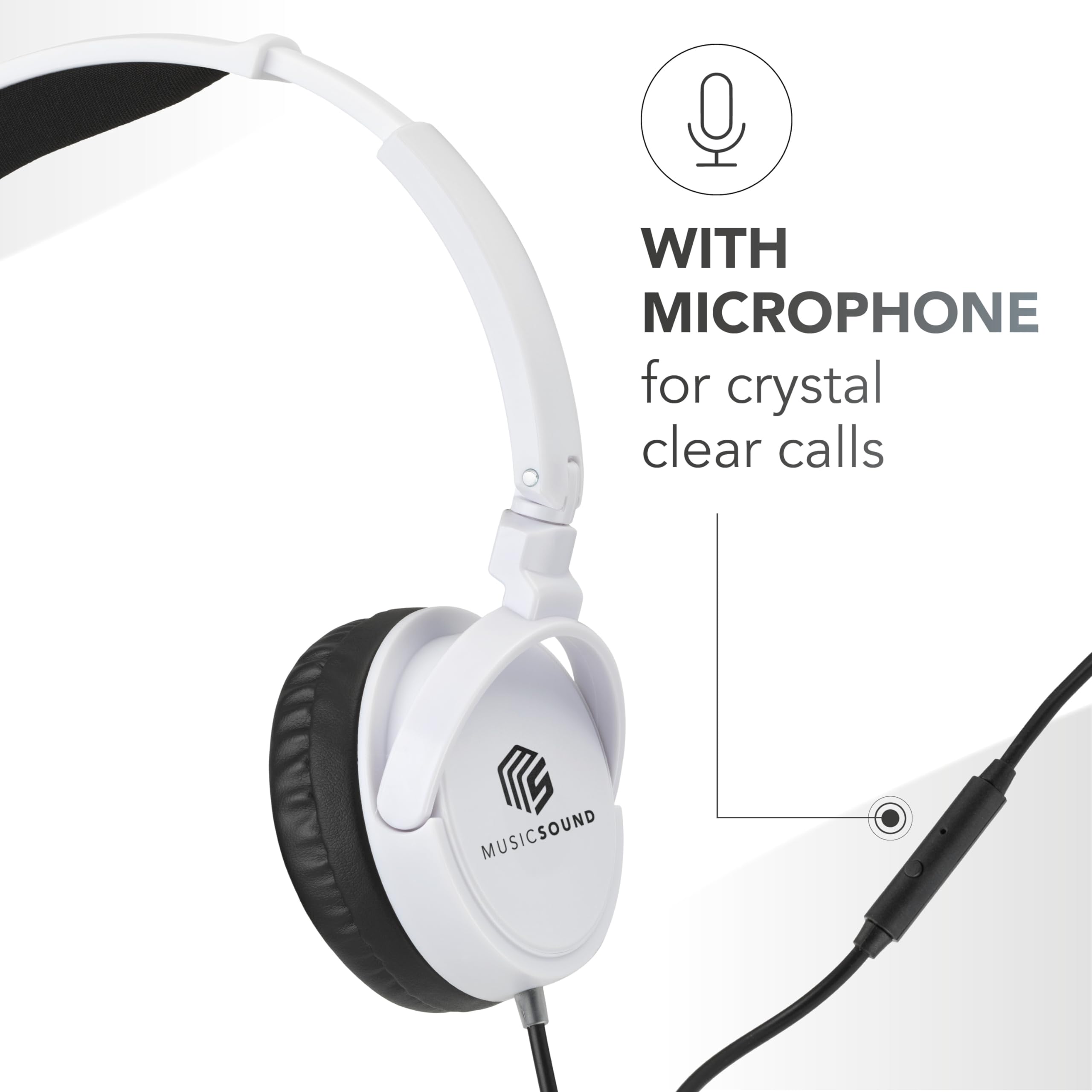 Casque Gaming Music Sound Avec Micro - Supra-auriculaire Filaire Jack 3.5mm
