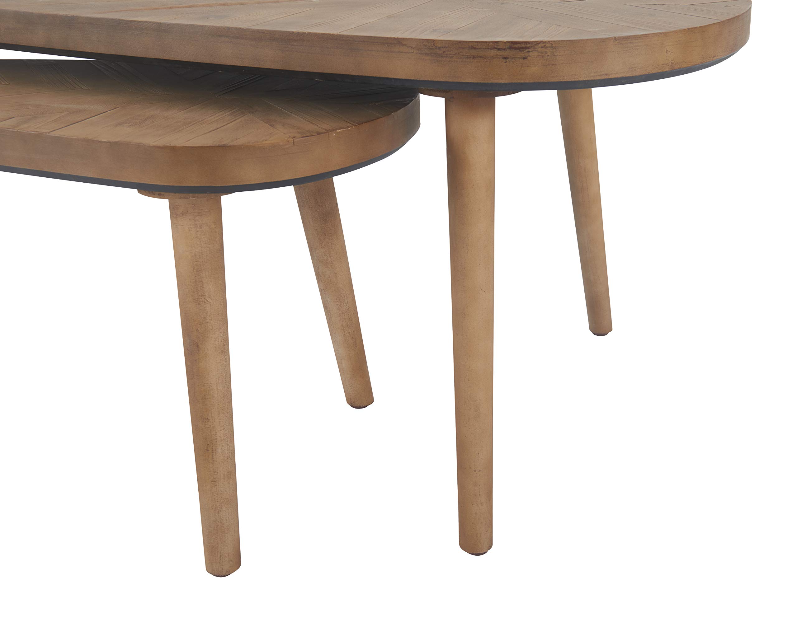 Amazon Brand – Rivet Mid-Century Modern Oblong End/Side/Nesting Tables ...