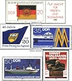 DDR WZd664,3002,3003-3004, 3014 (Complete.Issue.) unmounted Mint/Never hinged ** MNH 1986 NVA, FDJ, Spring Fair, Thälmann (Stamps for Collectors) Seafaring/Ships