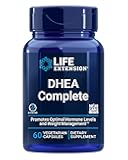 Life Extension DHEA and 7-Keto DHEA Complete Vegetarian Capsules to Maximize Support of a Healthy Body Weight & Mood, Lean Muscle Mass, Libido & More, Non-GMO, Gluten-Free, 60 Count