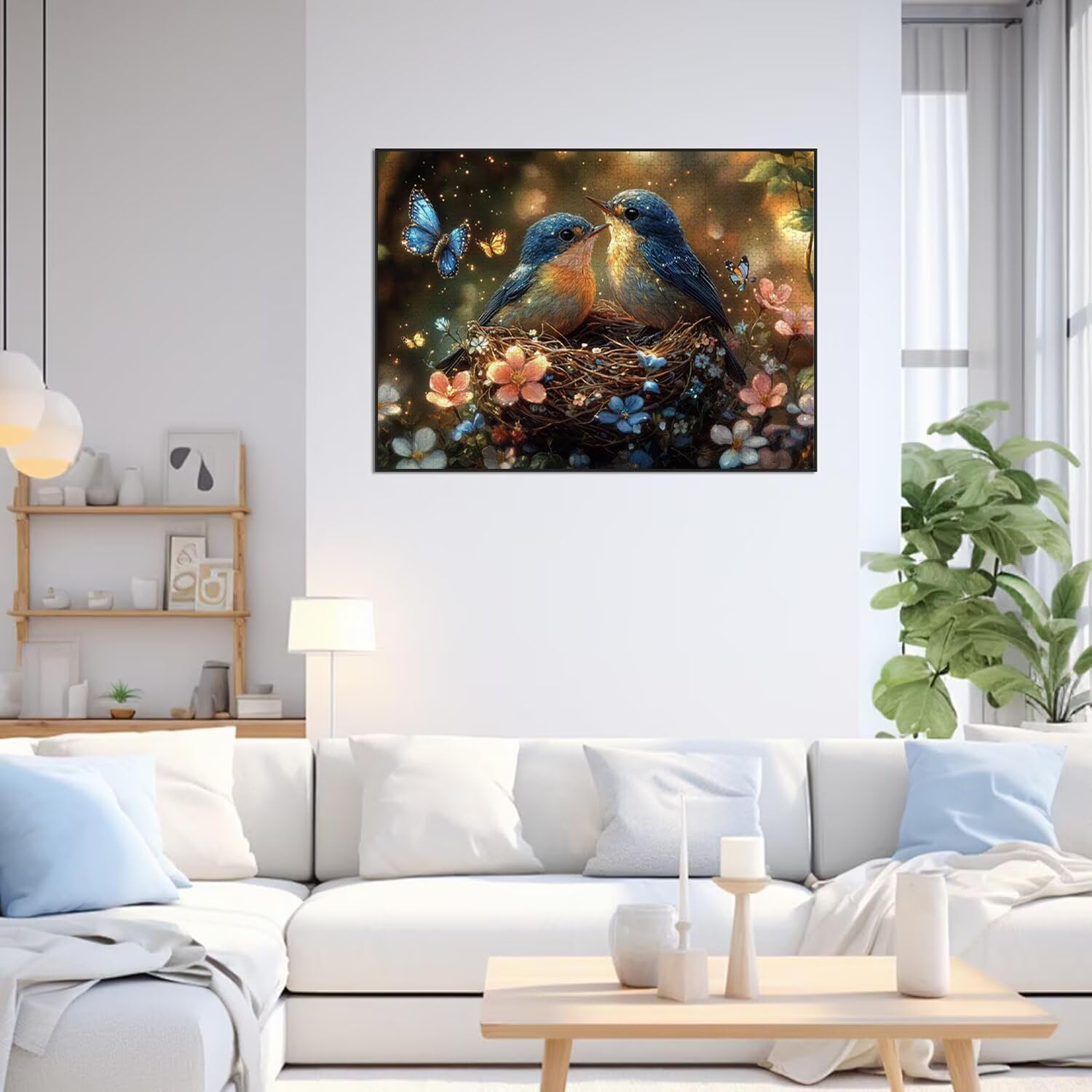 Puzzle 5000 Teile für Erwachsene, 3D Puzzle Vogel Holzpuzzles, n-620 | Puzzlematte Pflanze, Heimunterhaltung, Entspannung Meditationspuzzle, Impossible Klassische Jigsaw Puzzles, Home Decoration