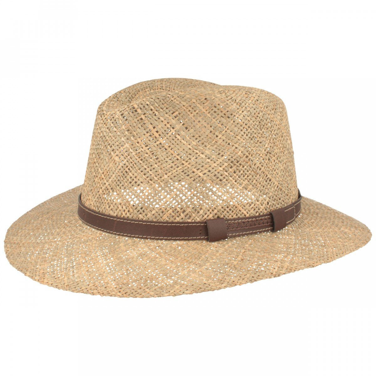 Cappello Di Paglia Estivo Breiter - Traveller In 100% Paglia, Tesa Larga 6cm, Beige Naturale - Foto 9