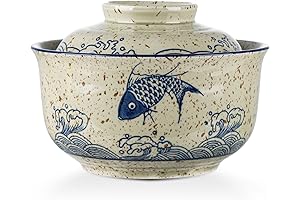 VanEnjoy Microwavable Ramen Bowl with Lid: Premium Asian Cuisine Dining Experience