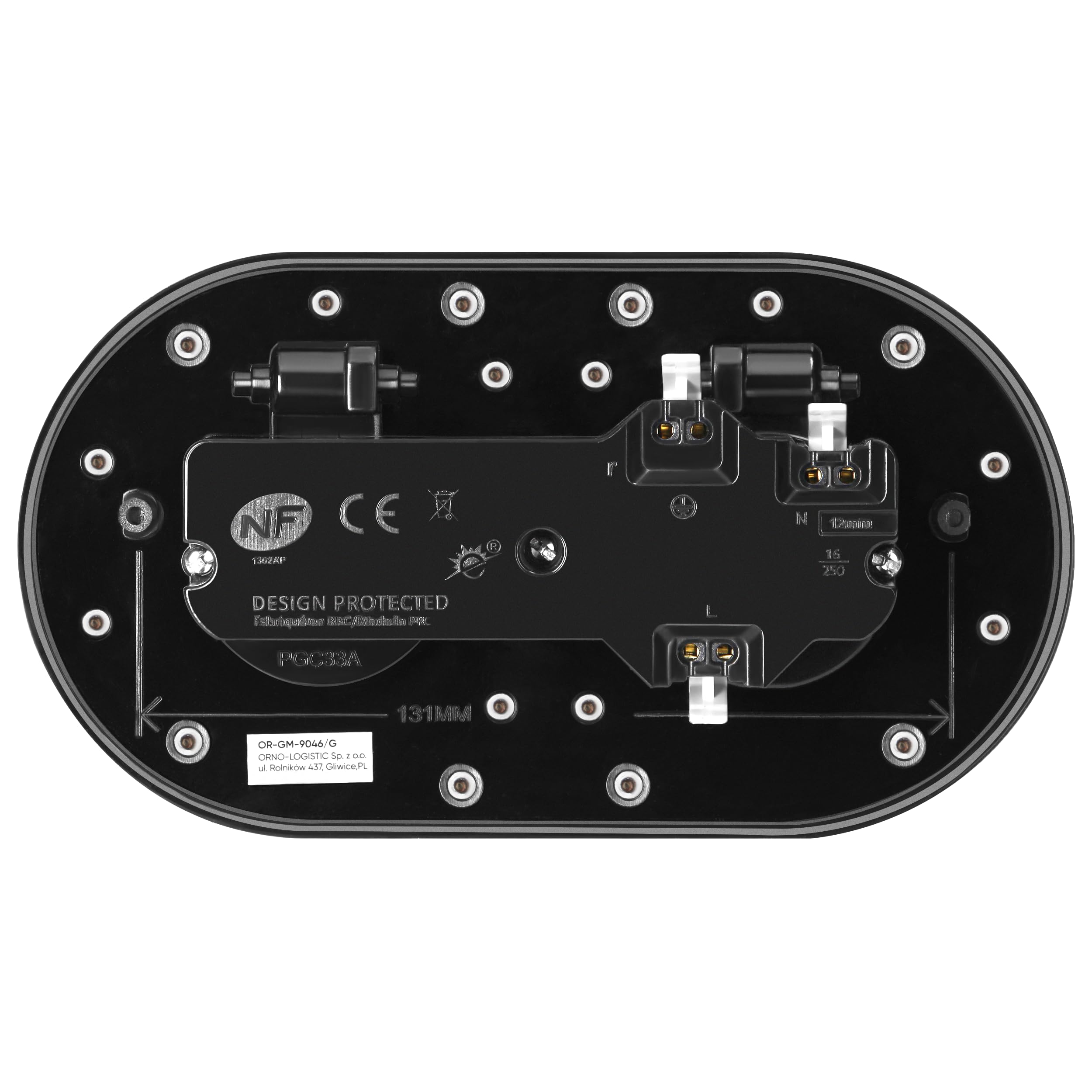 Prise Double Exterieure Etanche IP55 Encastrable Bloc Prise Encastrable Plan de Travail et Mur Double Prise Electrique avec Clapet de Protection 3680 W Type E (aluminium brossé)