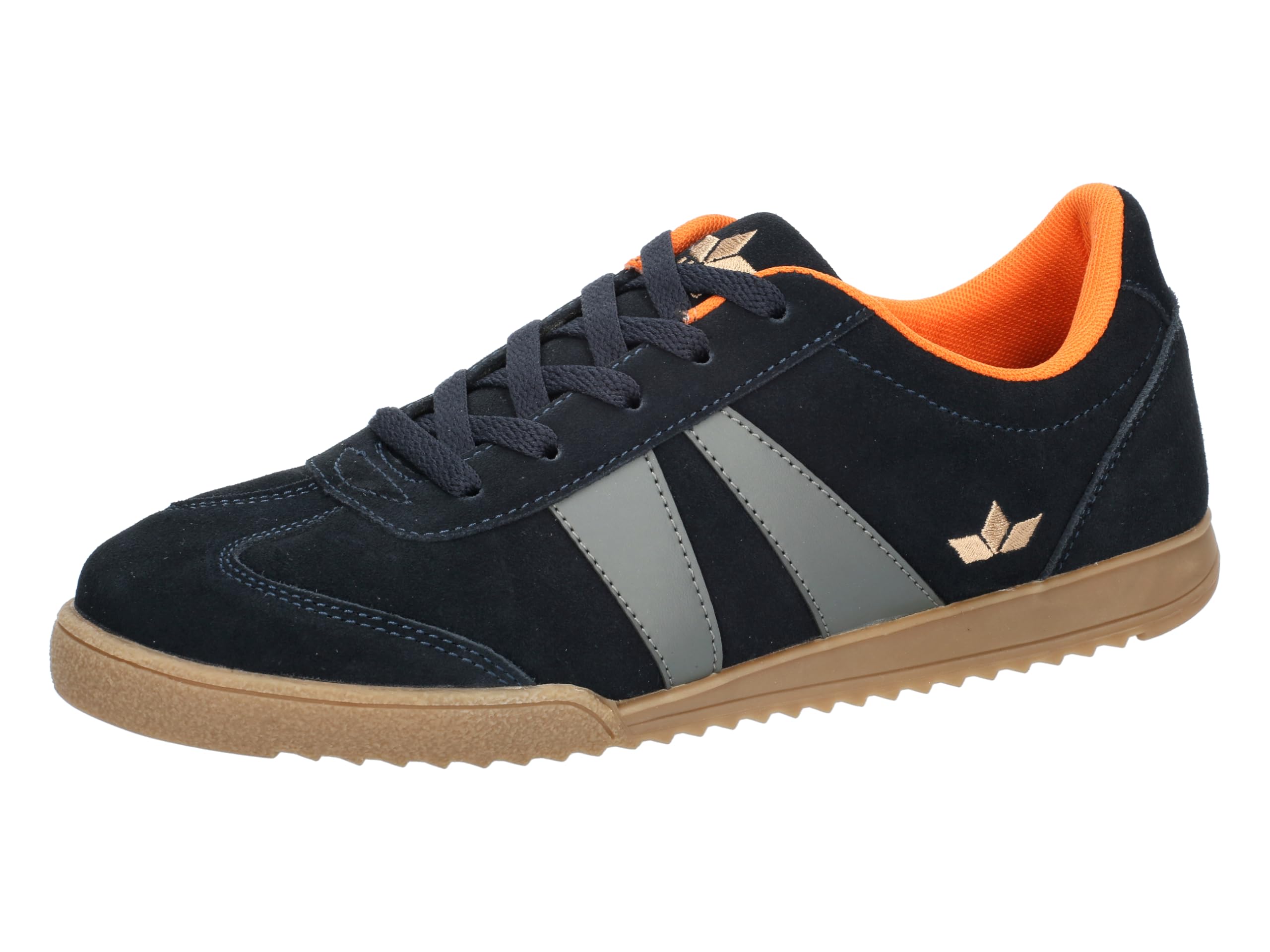 Lico Unisex Easley Trainers, Navy/Grey/Orange, 43 EU