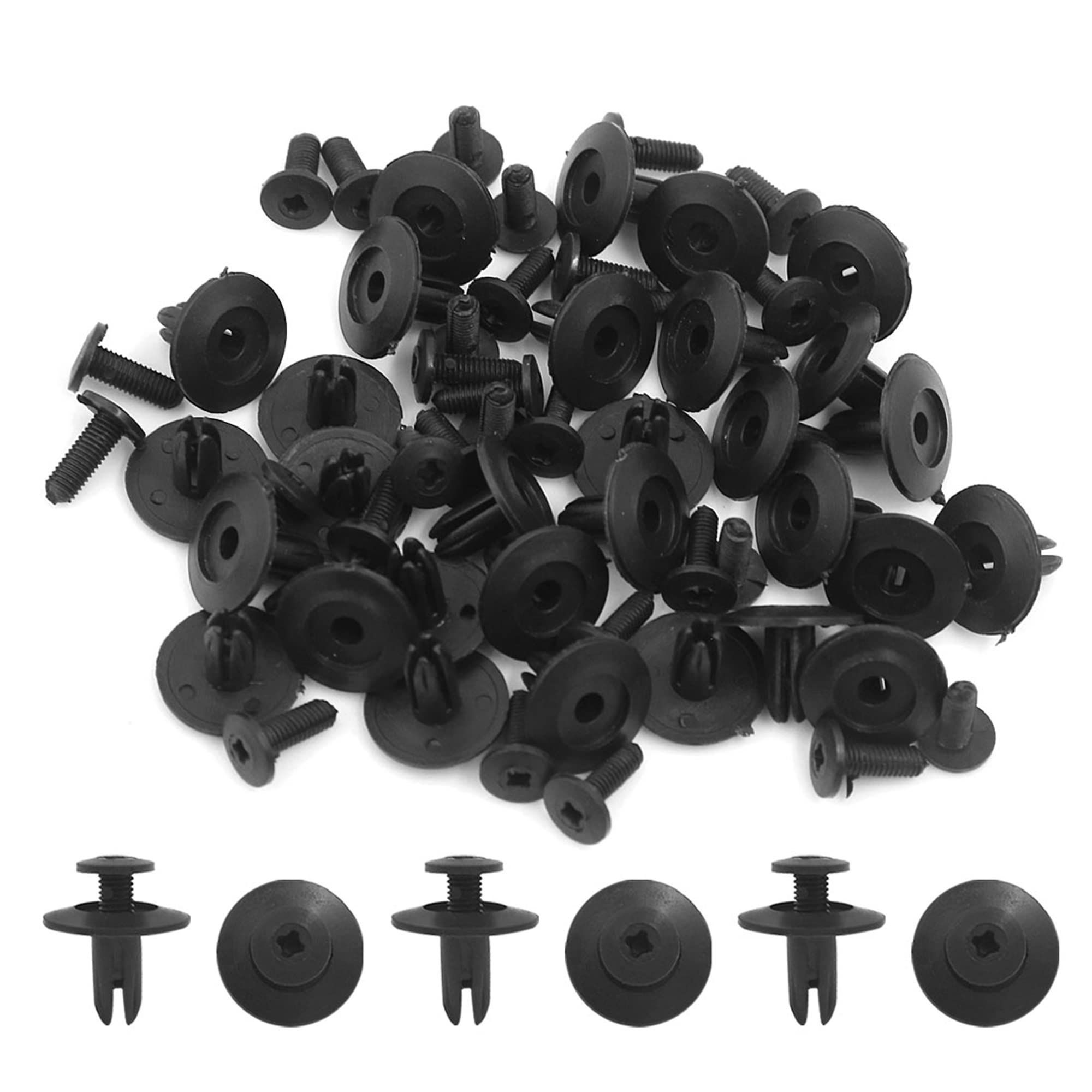 MOLZINY 30 Pz Clip Paraurti Auto | Clip Fissaggio Plastica | Compatibile Citroen Peugeot - Foto 5