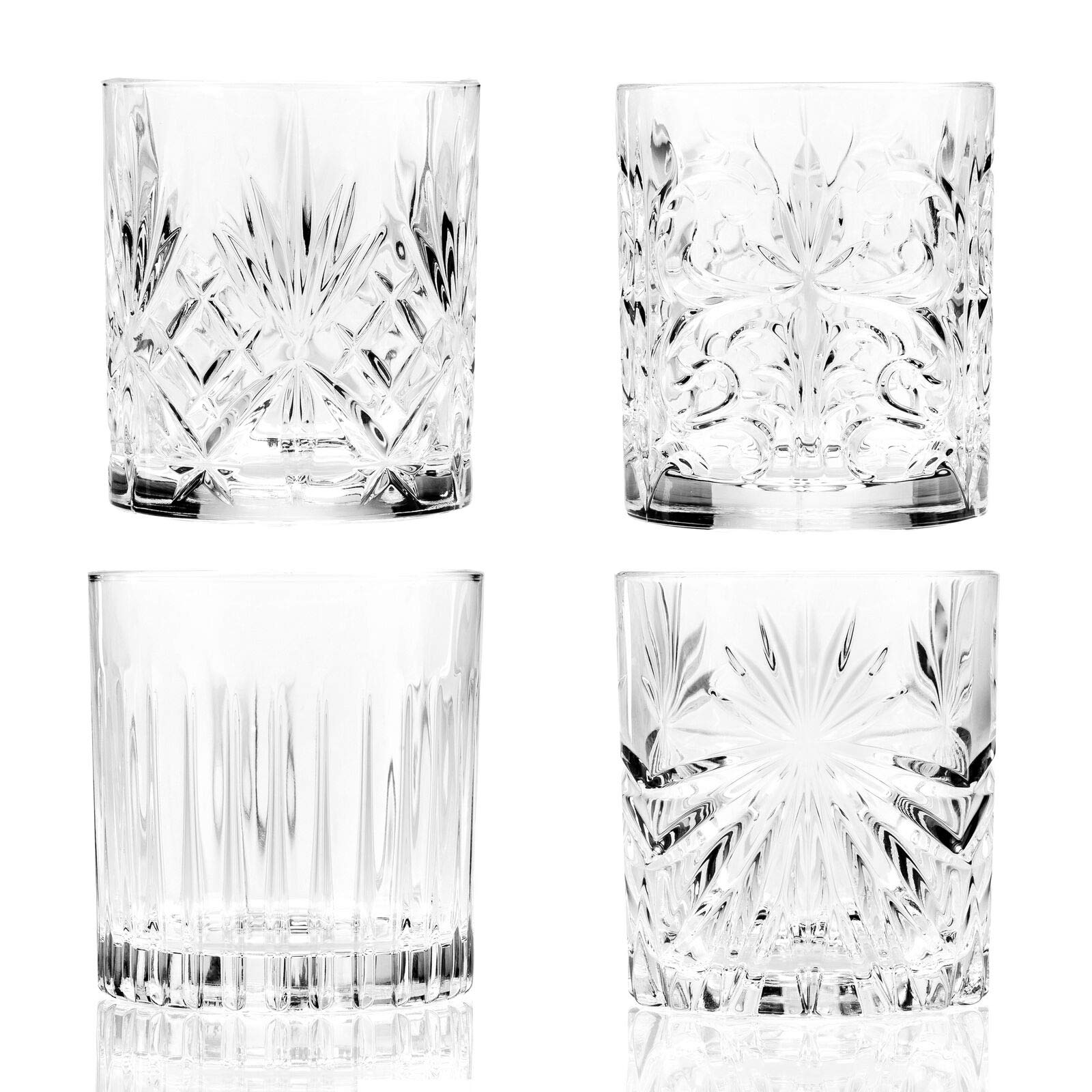 RCR Mixology Luxion Crystal Tumblers, Set of 4
