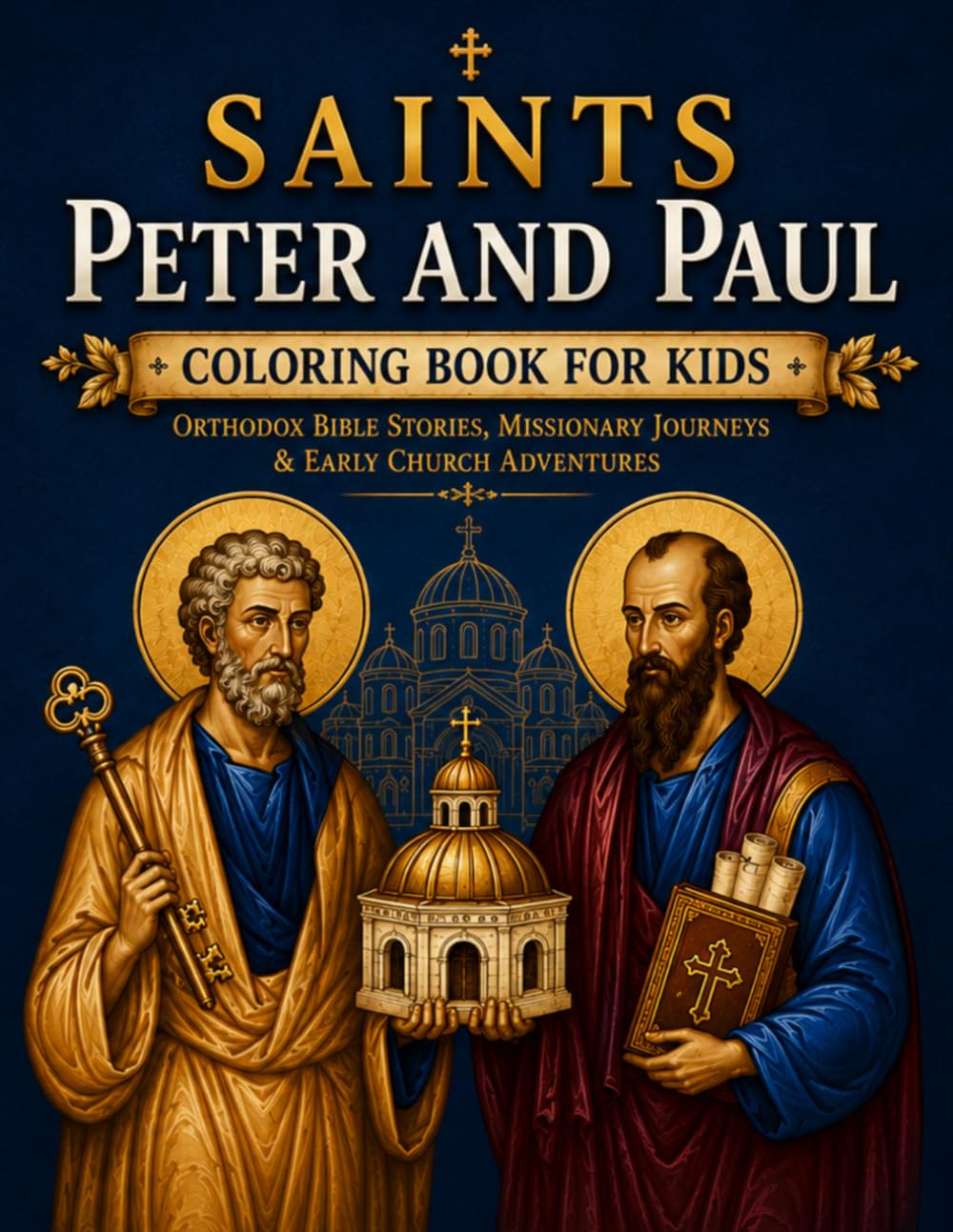 Saints Peter and Paul Coloring Book for Kids: Orthodox Christian Bible Stories, Apostles, Missionary Journeys, and Early Church Adventures for Ages 5–10
