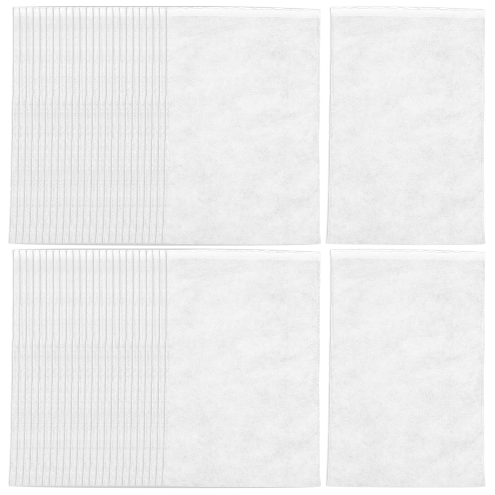 Borse Scarpe Viaggio 50 Pezzi 32x48 CM Non Tessuto Bianco