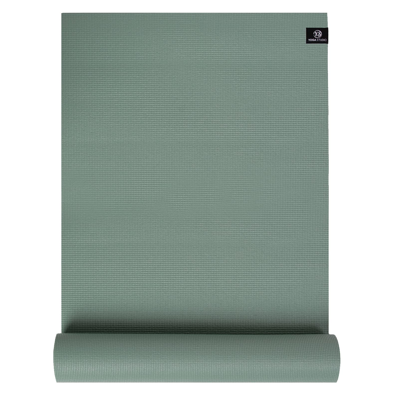 Yoga Studio Sticky Yoga Mat | Oeko-Tex Tear Proof Non-Slip | Workout Exercise Gym Fitness Yoga & Pilates Mat | 183cm x 61cm x 6mm - Sage Green — image 1