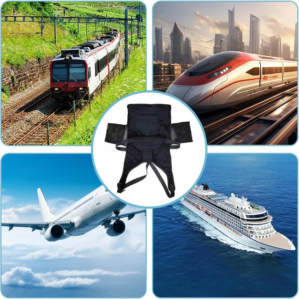 YGCHEN Amaca da Viaggio per Aereo, Lettino Pieghevole e Leggero per Neonati, Accessorio per Sedile Aereo