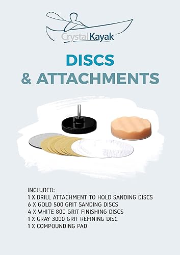 Miniatura 3 de Kit de restauración de claridad de casco de kayak de cristal, diseñado para el mantenimiento de kayaks de cristal genuino y tablas de cristal.