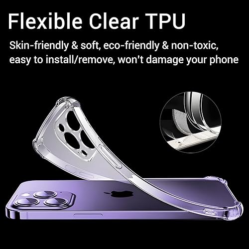 Miniatura 6 de Funda transparente con foto personalizada para iPhone 17161514131211 (Air, Pro Max, Plus, Mini), absorción de impactos de 4 esquinas, antiamarilleo