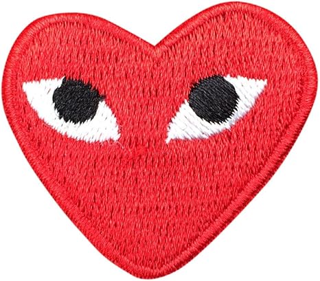 comme des garcons logo patch