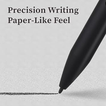 MR05 EMR Stylus Pen for Kindle Scribe & Remarkable 2, Black | Battery-free EMR stylus with digital eraser, 4096 pressure levels, palm rejection and 10 replacement tips.