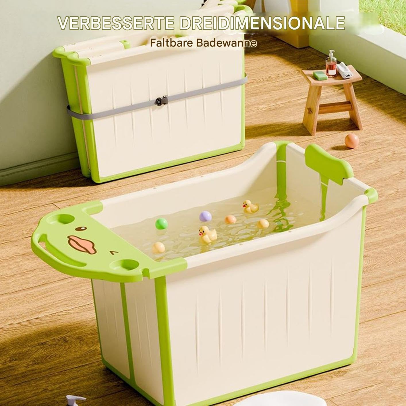 Vasca Da Bagno Per Pieghevole Piscina Pieghevole Per Bambini Facile Da | Supporto Per Il Bagno Da Viaggio Per Casa Dormitorio Appartamento Vacanze Bagno