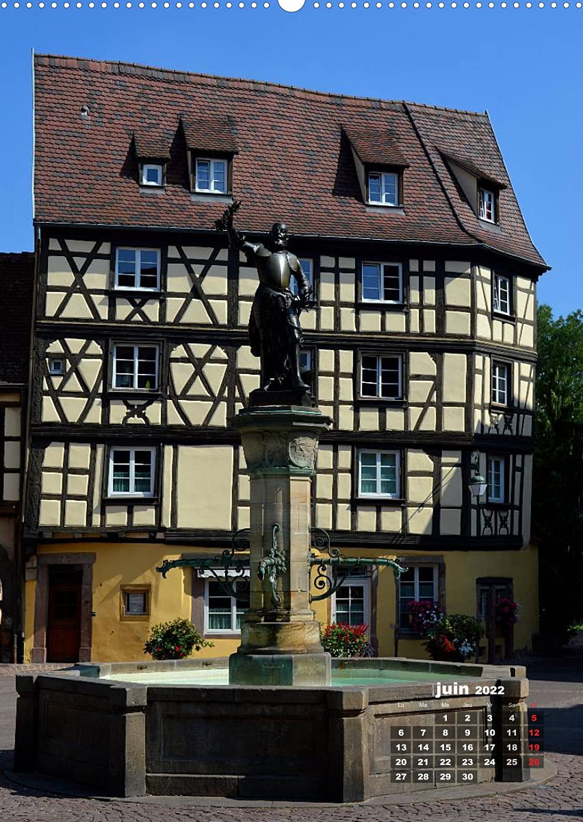 Colmar une ville charmante en Alsace (Premium, hochwertiger DIN A2 Wandkalender 2022, Kunstdruck in Hochglanz): Une petite ville française avec du charme (Calendrier mensuel, 14 Pages )
