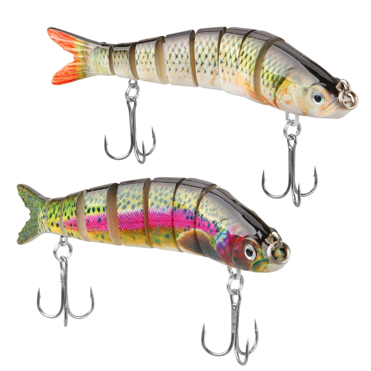 10/5 pièces leurres de pêche méné flottant appât dur 95mm/7g