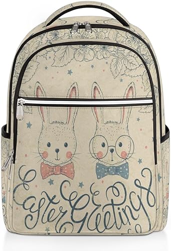 Miniatura 2 de Aglebo Smart Bunny Travel Laptop Backpack for Women Lightweight Laptop Bag Fits 15.6 inch Laptop Durable Travel Backpack Casual Daypack for Work