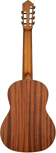 Miniatura 4 de Ortega Guitars Family Series Pro - Guitarra clásica de nailon de 7 cuerdas con bolsa derecha completa R133-7