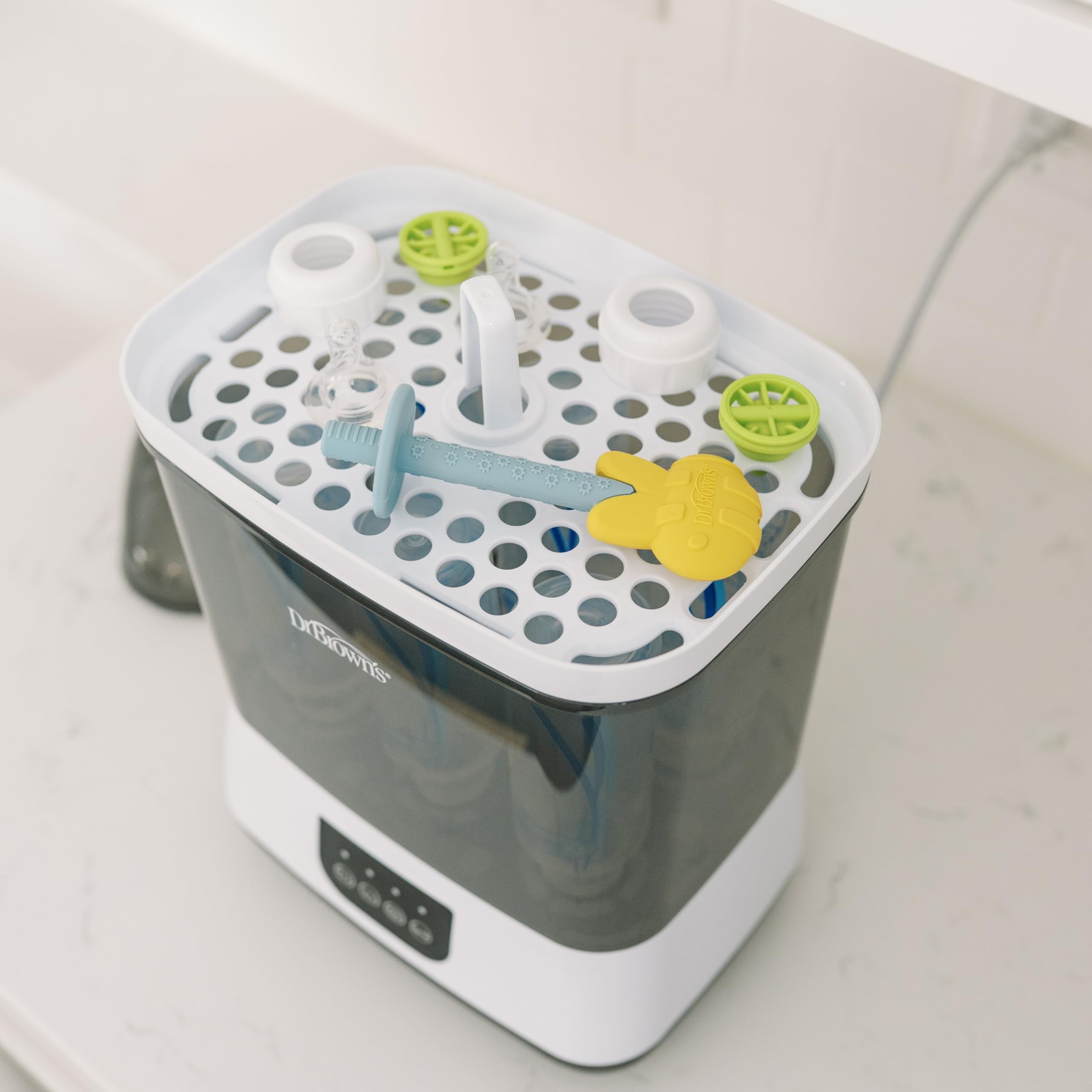 Dr. Brown's 2 Stück Baby Bienen Schnecken Biss Röhrchen Silikon Tube BPA frei 3 m+