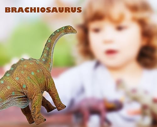 Miniatura 7 de Apatosaurio (Brontosaurio) Juguetes de dinosaurio Figura de dinosaurio modelo juguete para niños y niñas de 3 a 12 años de edad, tamaño grande