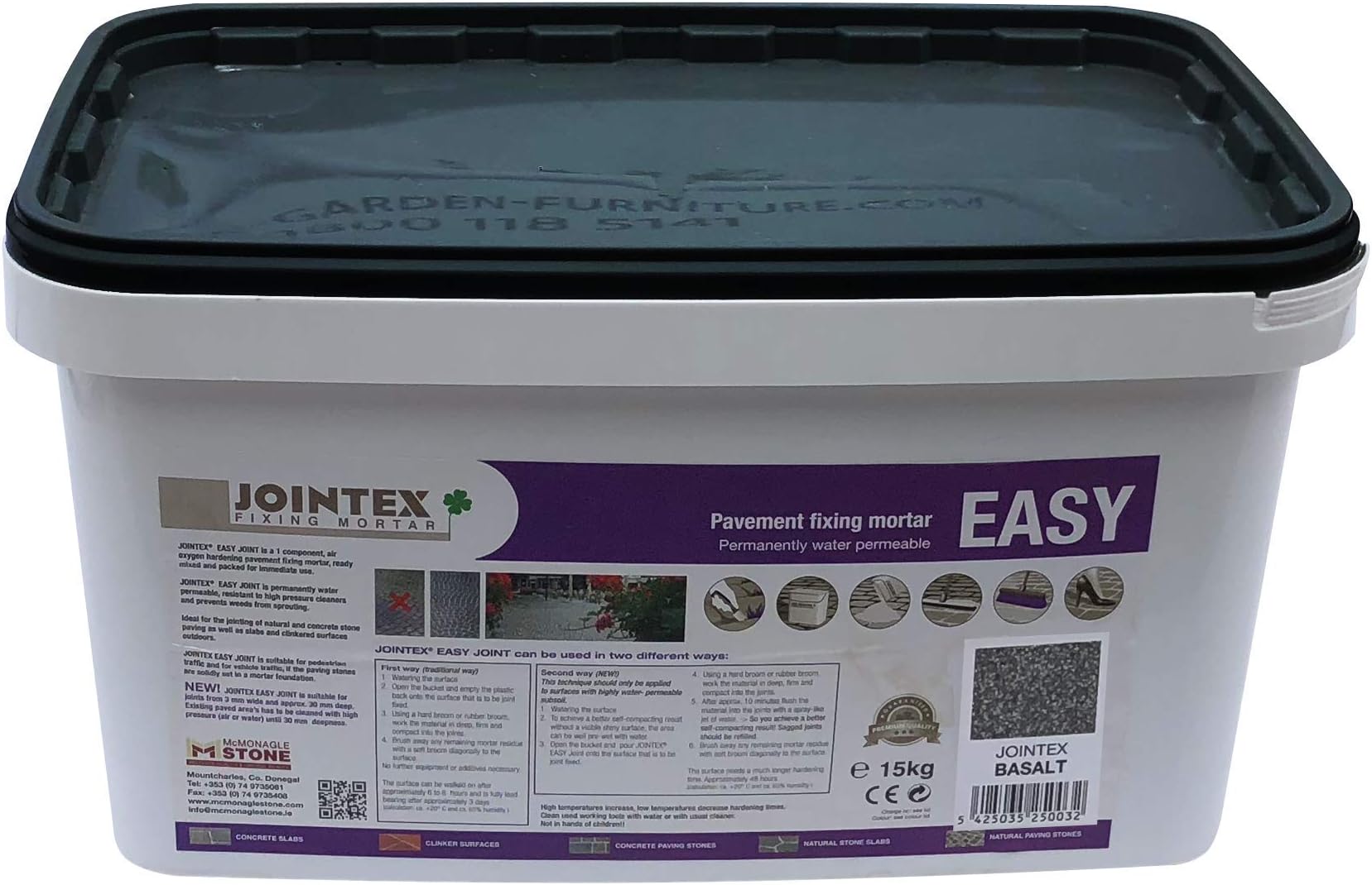 New 15kg Jointex Easy Joint Jointing Mortar Basalt (1 x 15kg)
