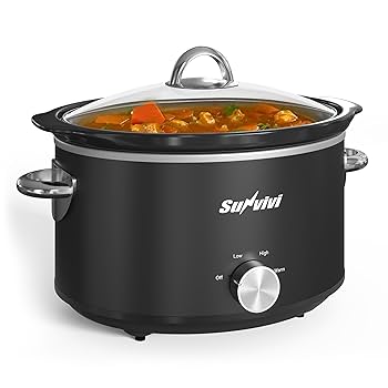 Amazon.com: Sunvivi Small Slow Cooker 4QT, Mini Food Warmer
