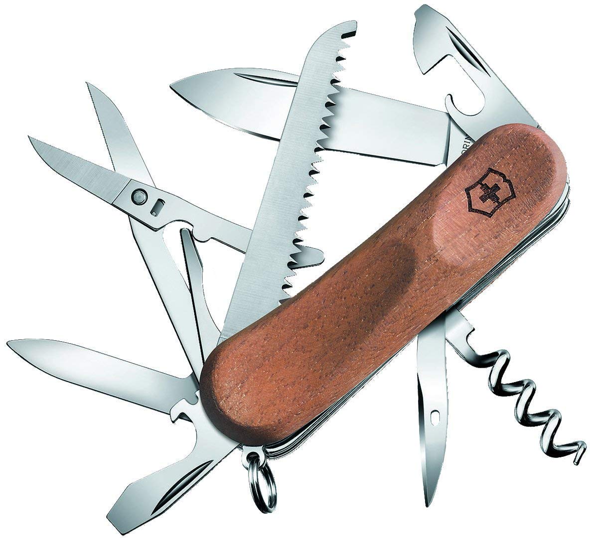 Victorinox 2391163 Evolution Wood 17 Swiss Army Pocket Knife, Multi