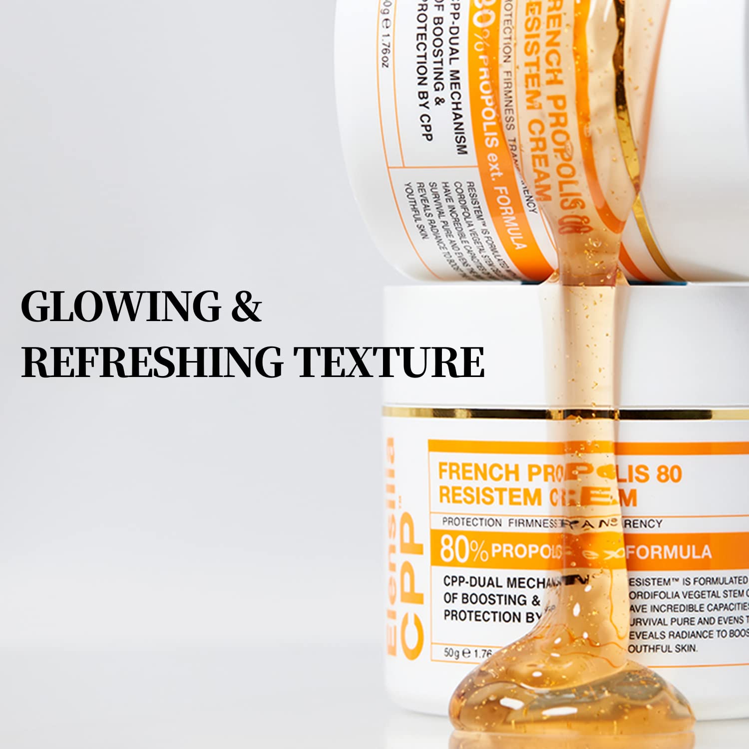 Elensilia CPP Cream 1.76 Fl. Oz. - Adenosine, Botanical Extracts for Plumping, Firming, Hydrating, Moisturizing (Propolis)