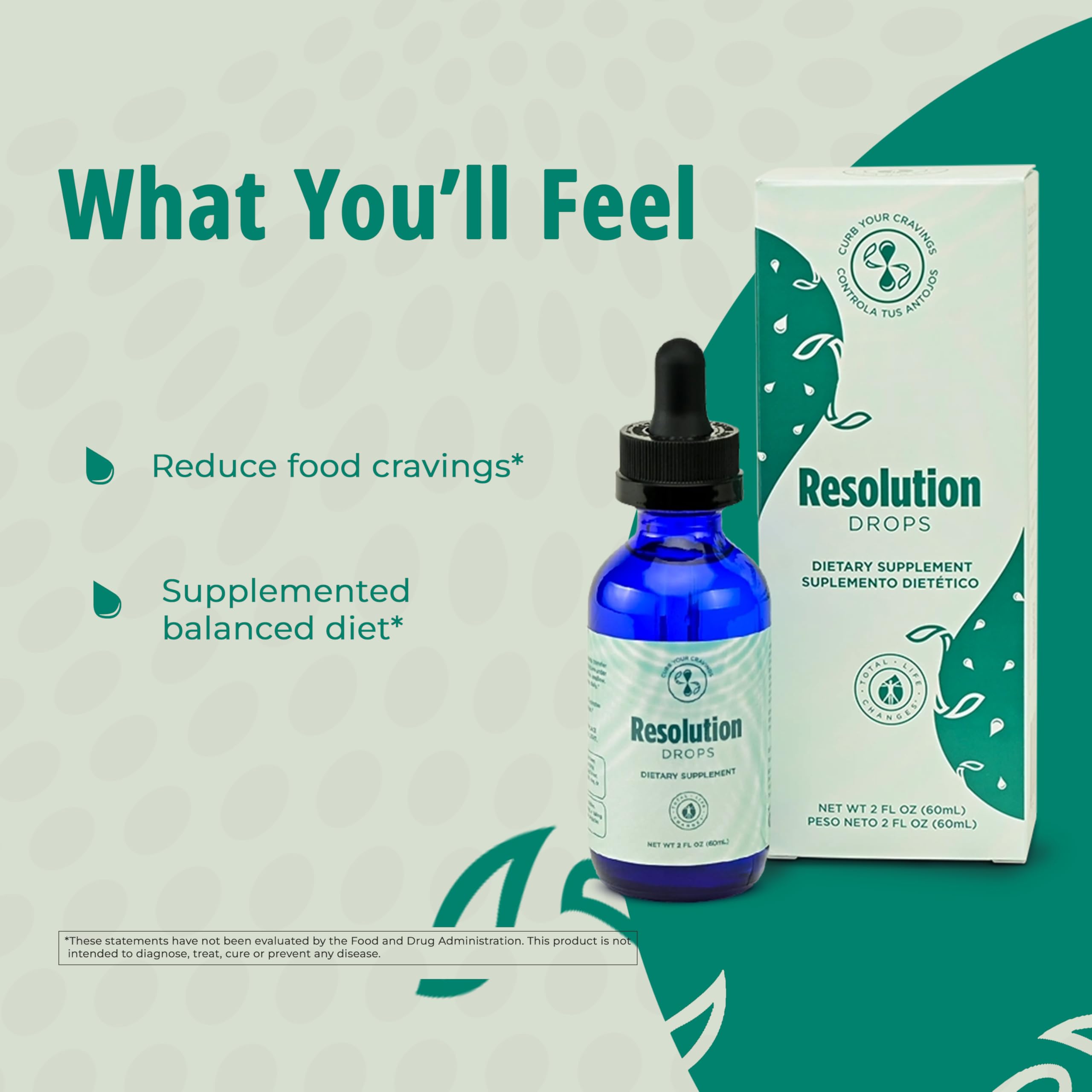IASO Resolution Drops - Craving Control and Wellness, Health Supplement for Balanced Lifestyle and Transformation - 2 fl. oz