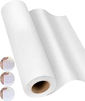 Vista 8 de PLANTIONAL Entretela Fusible de Algodón Tejido Termoadhesiva: 10.6 pulgadas X 10 yardas Blanco Peso Medio 100% Algodón Entretela de Una Cara