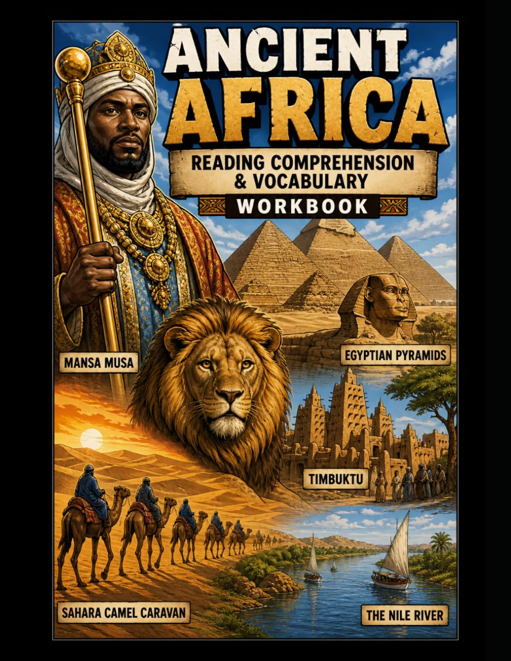 Ancient Africa Workbook: Reading Comprehension & Vocabulary (Reading Comprehension & Vocabulary Workbook)