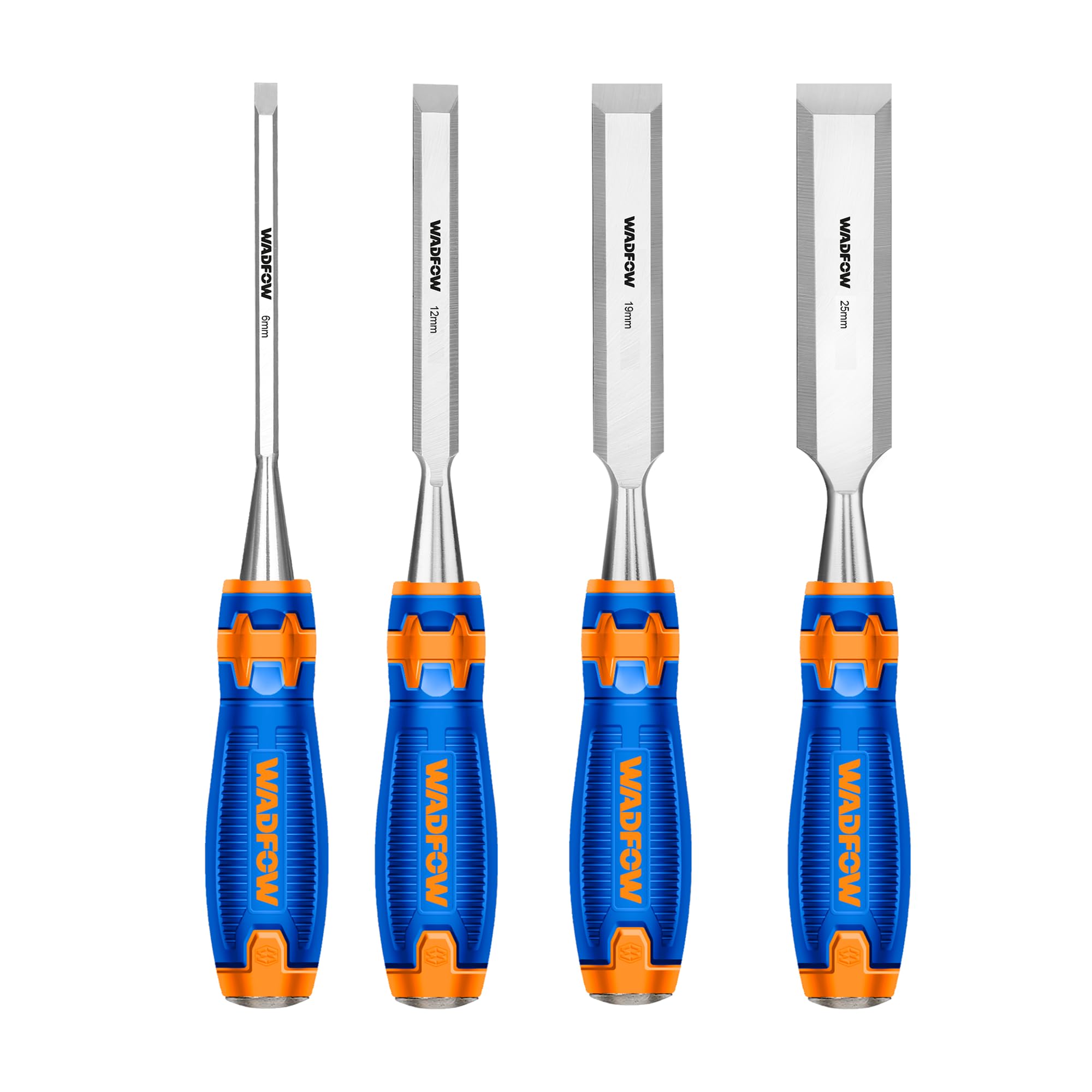 WADFOW Wood Chisel, 4 pcs Chisel Set (6mm,12mm,19mm,25mm), Carpenter Set for Woodworking, Carving, Shaping, Cutting (B0D5CWYGBL) Amazon Price History, Amazon Price Tracker