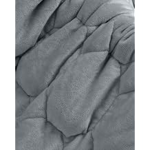 Cottonblue Weighted Heating Pad for Adult Relax Calm, 24" x 29" Portable Electric Heated Blanket 5 lbs for Knee Shoulder Abdomen Back, Washable Lap Blankets with 4 Heat Settings, Auto Shut Off, Grey