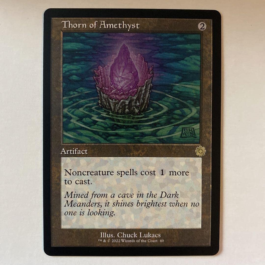 アメジストのとげ Magic: The Gathering アメジストのとげ/Thorn of Amethyst》[LRW] 茶R | 日本最大級
