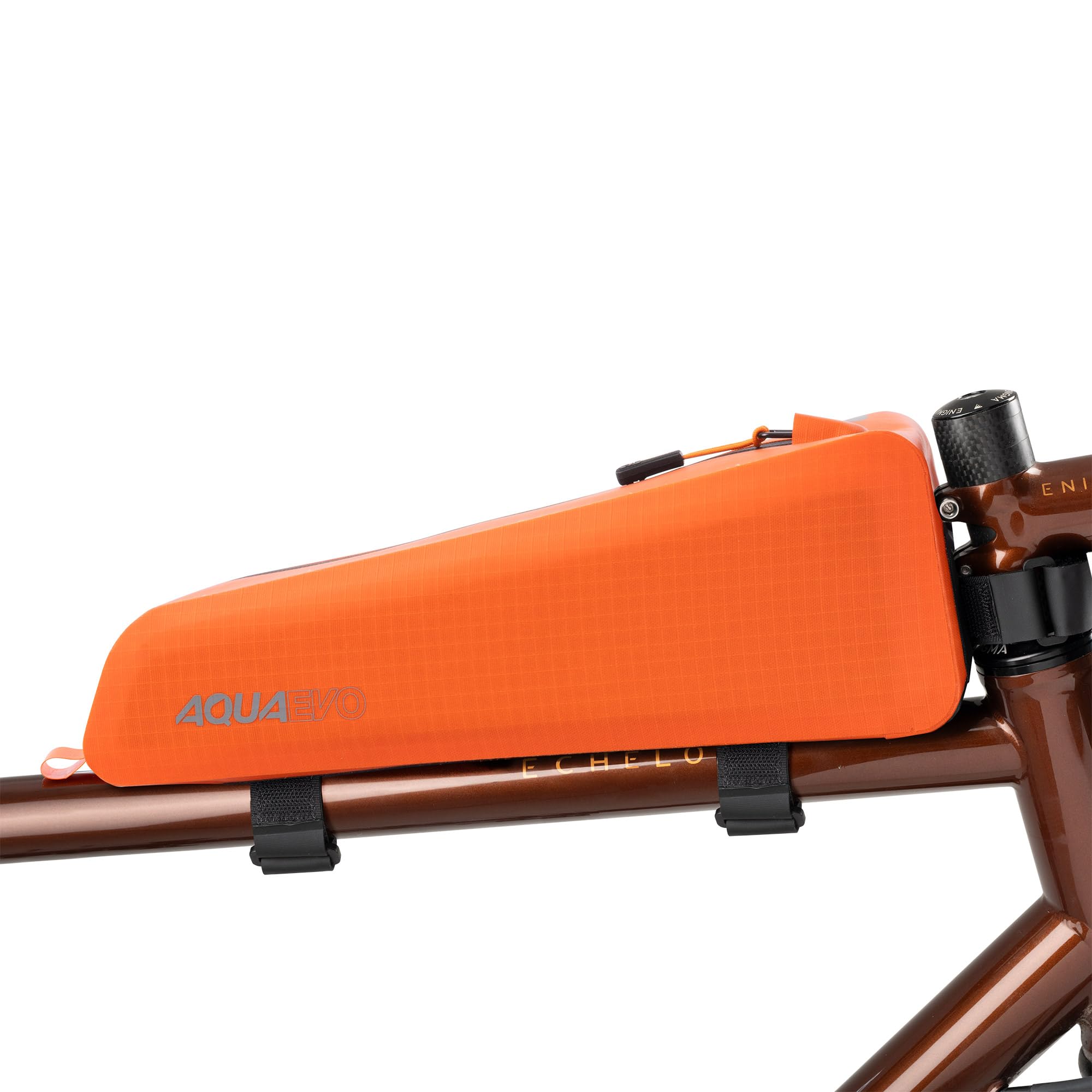 Oxford Aqua Evo Adventure Top Tube Pack XL OL964 | Waterproof Bike Frame Bag for Bicycle, Orange