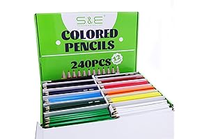 12 Bulk Colored Pencils Set for Kids, Adults