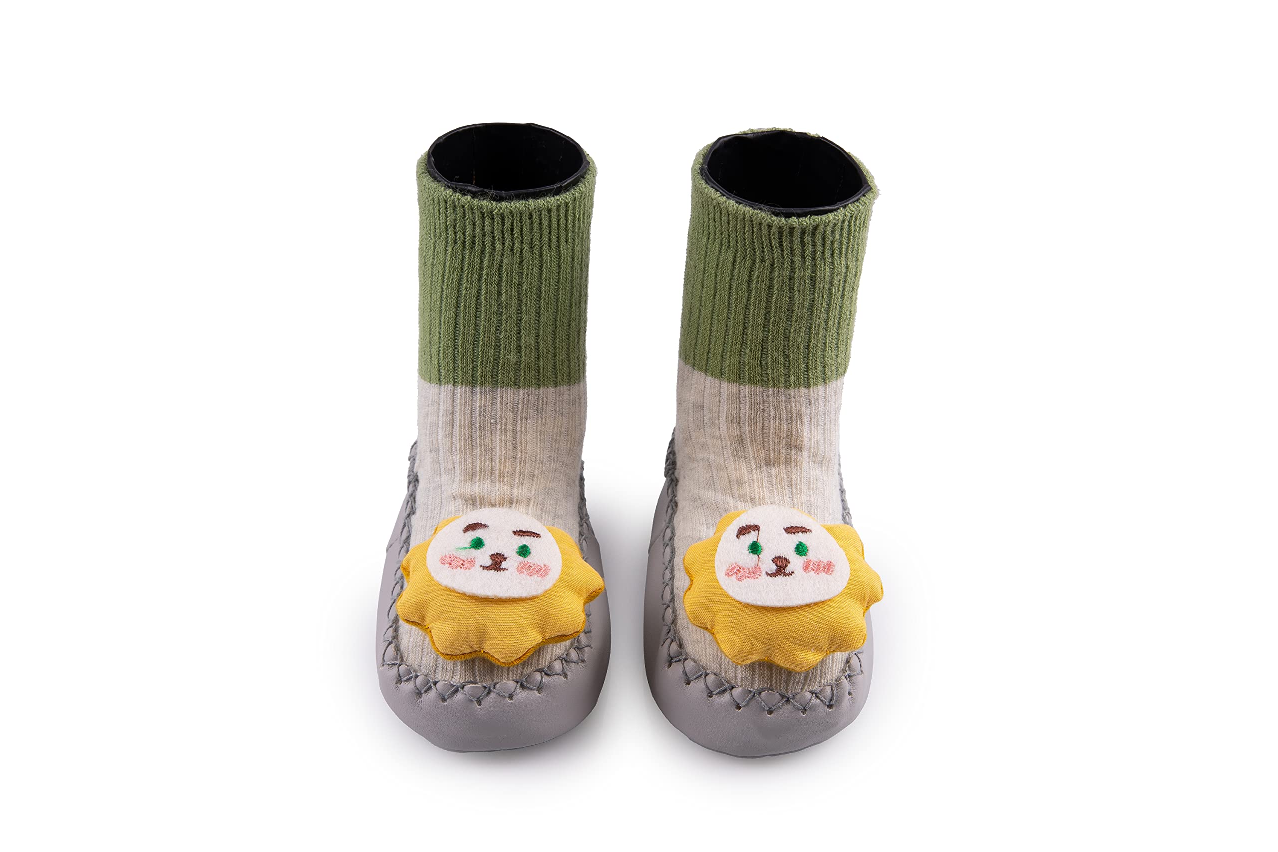 Baby Boy Girls Anti-Skid Socks Shoe for Toddler Soft Cotton Breathable Sole Booties Kids Cute Stylish Non Slip Flexible Shoes | All Seasonwear 66 Grey 3-6 Month (B0BX9CY93J) Amazon Price History, Amazon Price Tracker