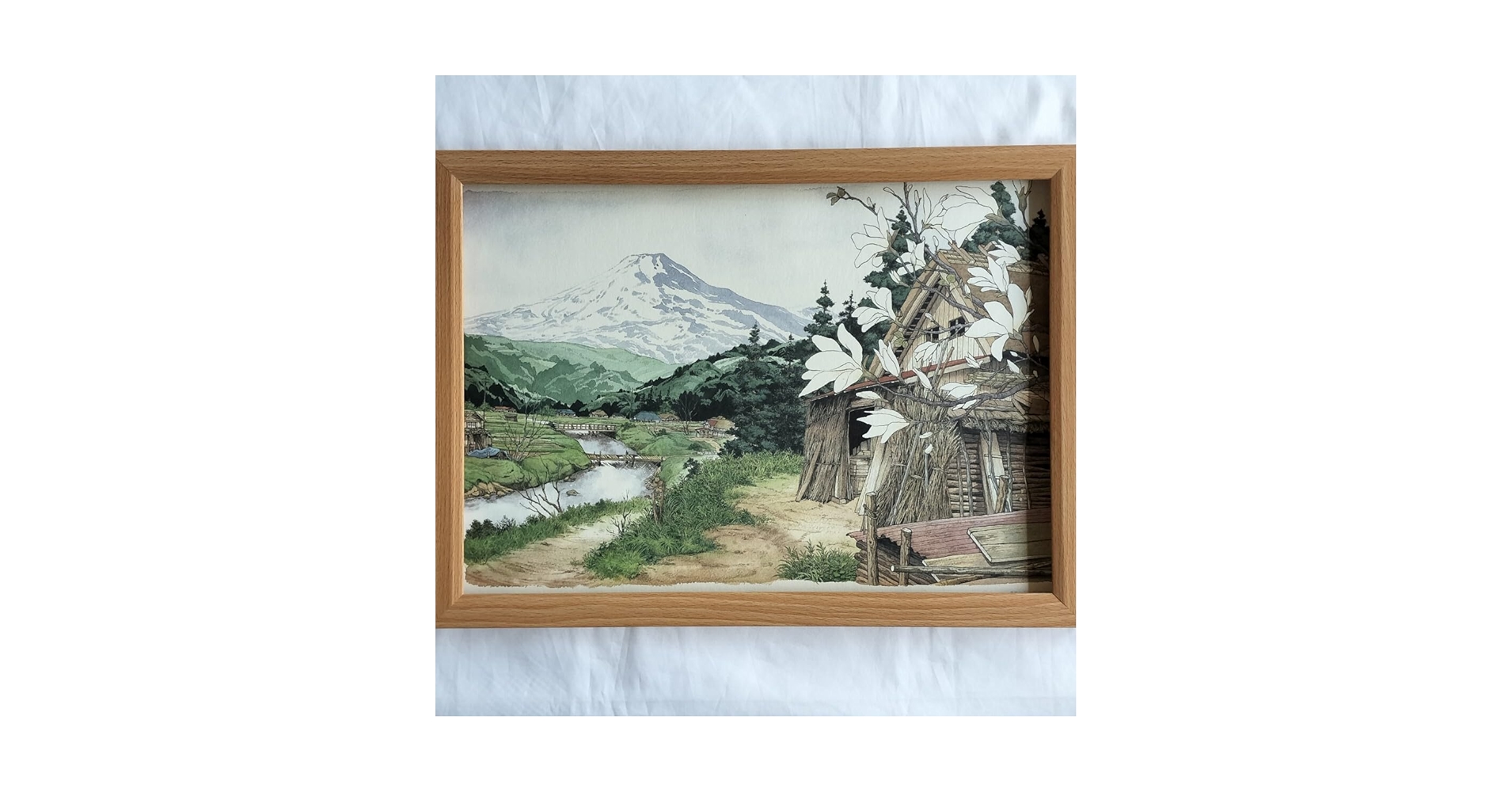 矢口高雄 複製原画 B4サイズ 額付き 風景画 釣りキチ三平 Amazon.co.jp: 釣りキチ三平 複製原画 矢口高雄4サイズ 額装風景