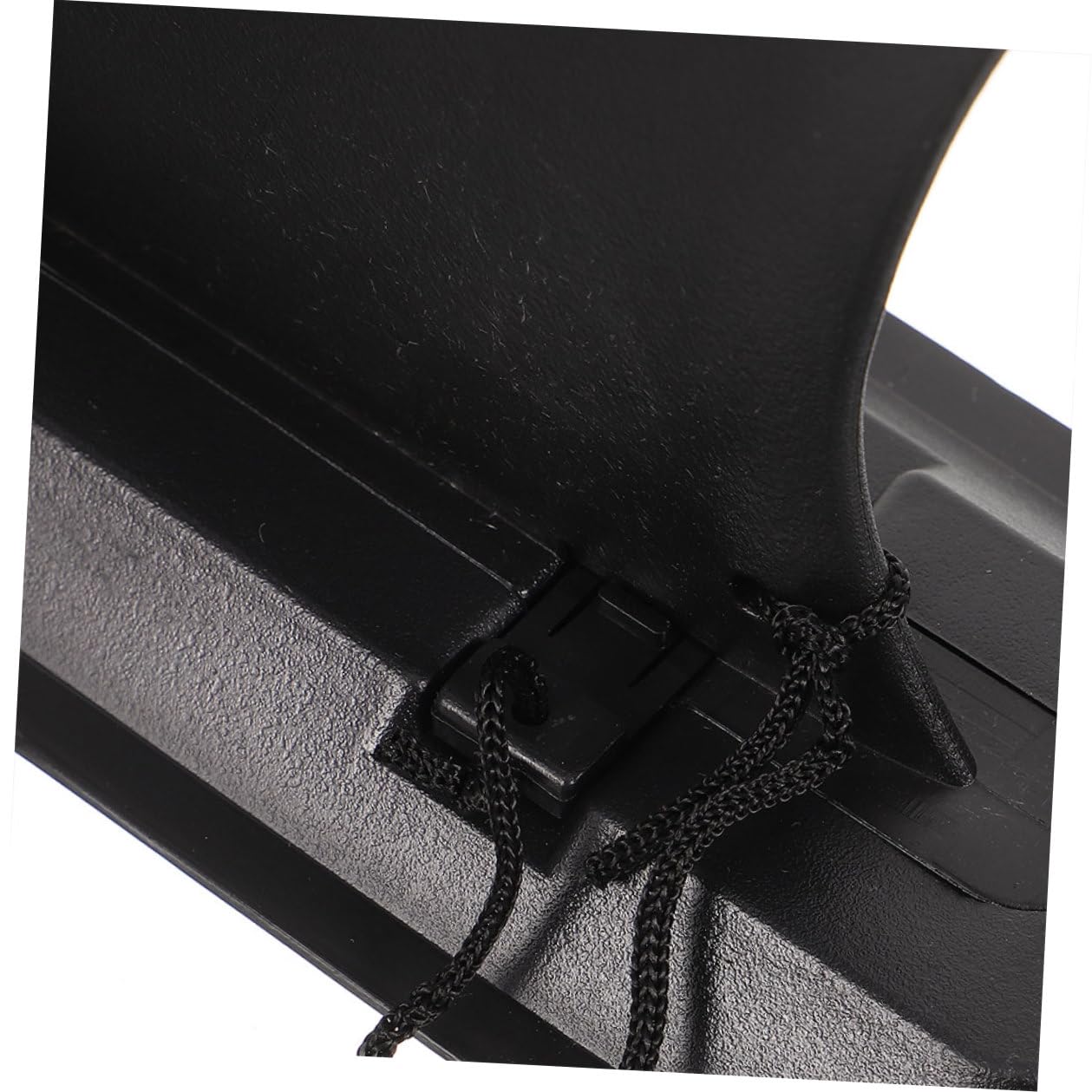 NOLITOY 2 Sets Ailerons pour Planche de Surf et Paddle Board en Plastique Noir, Séparateur d'eau Amovible Fixation Coulissante pour Meilleure Stabilité et Contrôle