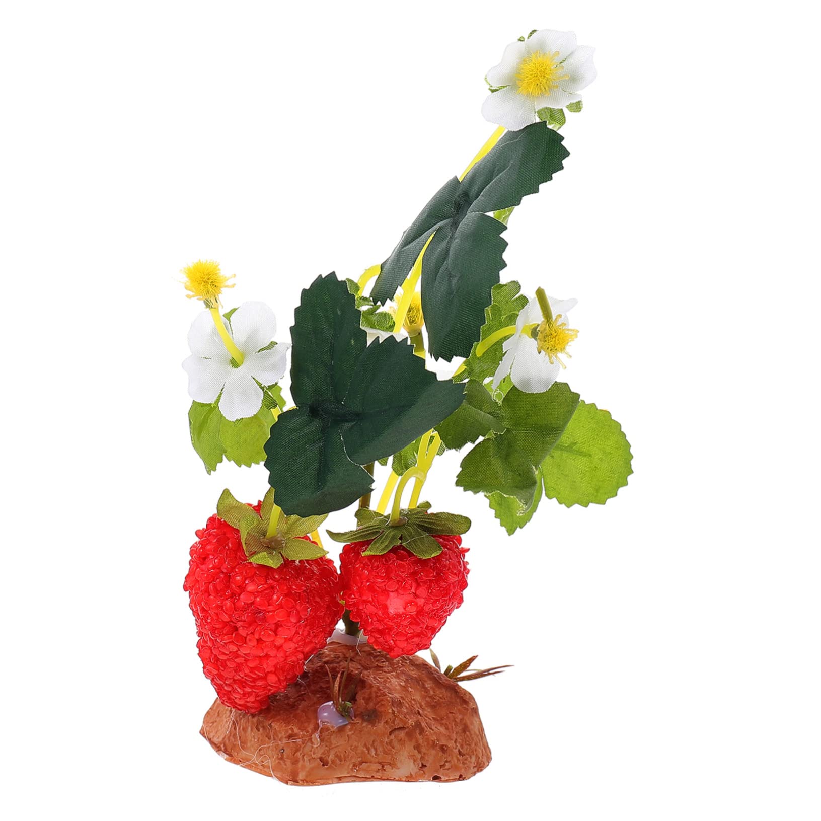 INOOMP 4stücke Reptile Terrarium Dekoration Künstliche Pflanzen Für Reptilien Versteckte Pflanzen Für Terrarien Und Aquarien Langlebiges Design Aus Hochwertigem Einfache Installation
