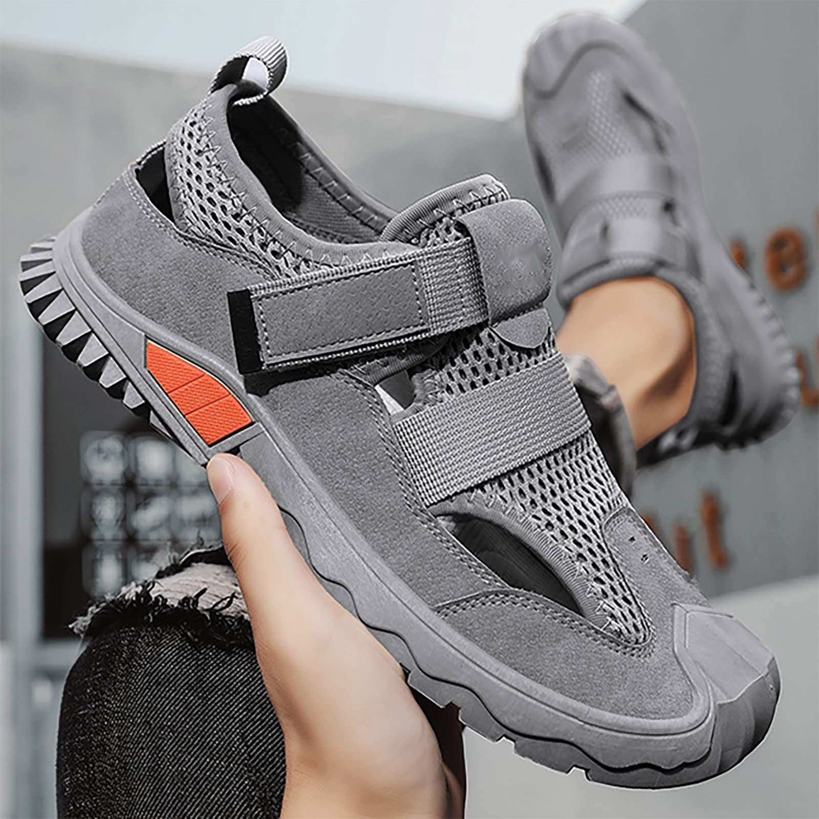 Herren Schuhe Sportschuhe Joggingschuhe Männer Outdoor Casual Schuhe Mesh rutschfeste atmungsaktive Sport Wanderschuhe Reise Trekkingschuhe Walkingschuhe