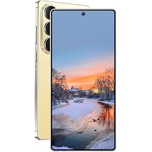 I26 Ultra Unlocked Smartphone, 16GB+512GB, Android 15, 6.99" FHD+ Display, 7000mAh Battery, 108MP AI Camera, Built-in Stylus Pen, 5G Dual SIM, Face Unlock, Fingerprint Mobile Phone,Gold