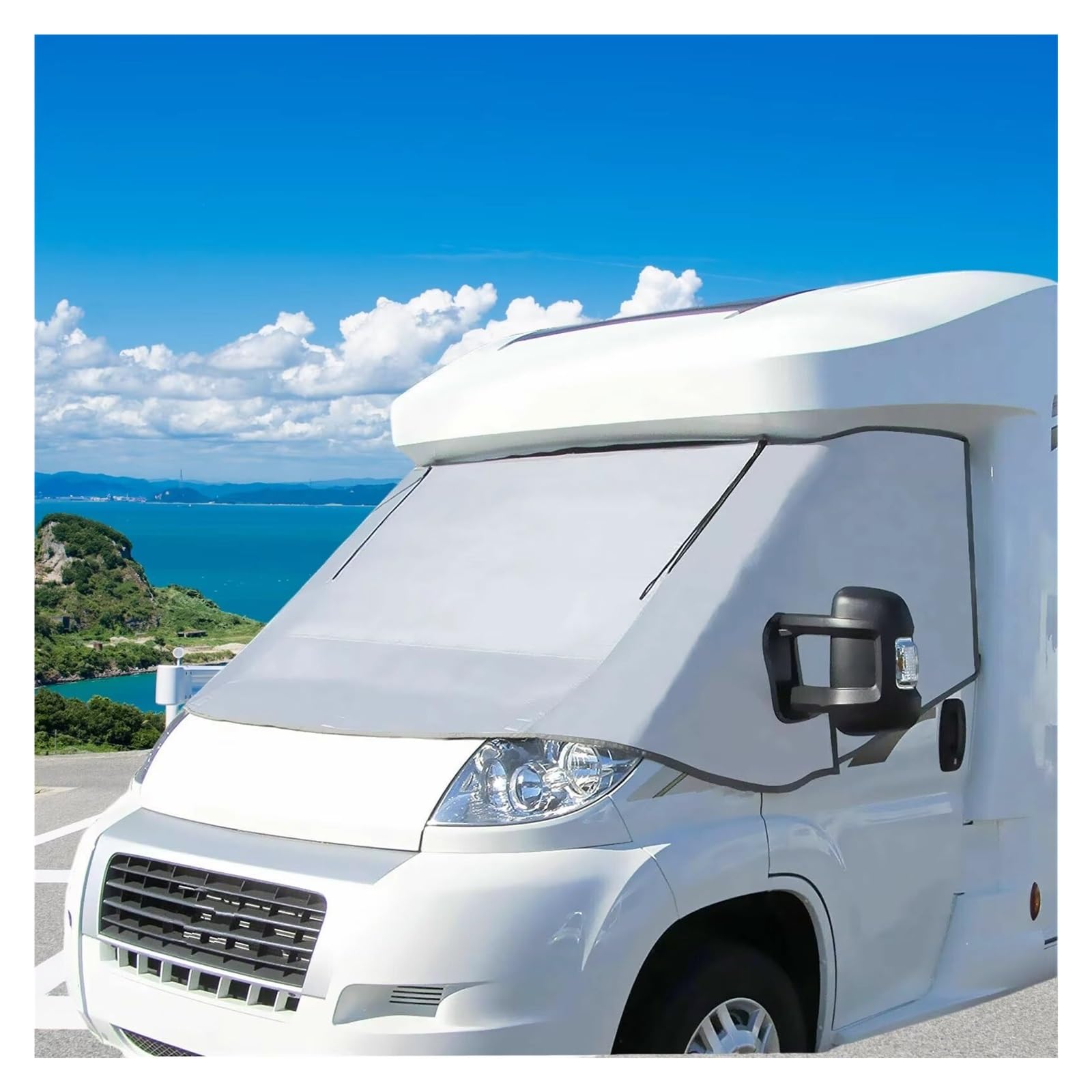 Tendine Parasole Auto Per Fiat Per Ducato Per Peugeot Per Boxer Per Citroen Per Relè X250 Camper Copertura Termica Esterna Parabrezza Parasole Coprisole Parabrezza